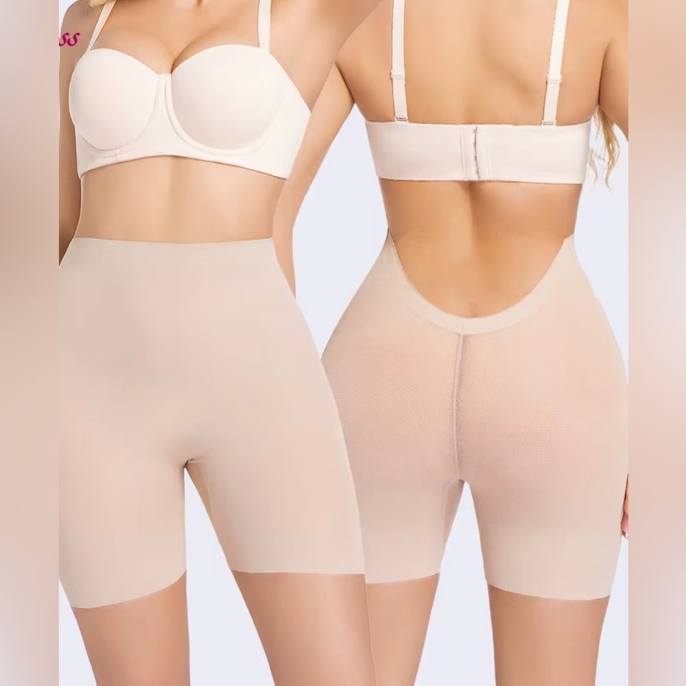 Low Back seamless invisible short tummy control compression Shapewear like skims - Picture 4 of 12